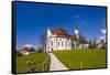 Germany, Bavaria, Upper Bavaria, Pfaffenwinkel, Steingaden-Udo Siebig-Framed Stretched Canvas