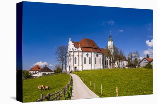 Germany, Bavaria, Upper Bavaria, Pfaffenwinkel, Steingaden-Udo Siebig-Stretched Canvas