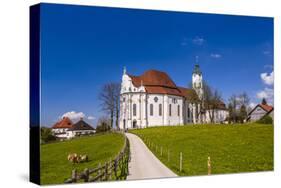 Germany, Bavaria, Upper Bavaria, Pfaffenwinkel, Steingaden-Udo Siebig-Stretched Canvas