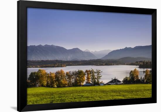 Germany, Bavaria, Upper Bavaria, Pfaffenwinkel, Uffing Am Staffelsee-Udo Siebig-Framed Photographic Print