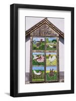 Germany, Bavaria, Upper Bavaria, T?lzer Land, Schlehdorf Am Kochelsee, Sales Cupboard-Udo Siebig-Framed Photographic Print