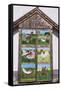 Germany, Bavaria, Upper Bavaria, T?lzer Land, Schlehdorf Am Kochelsee, Sales Cupboard-Udo Siebig-Framed Stretched Canvas