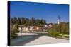 Germany, Bavaria, Upper Bavaria, Tšlzer Land (Area), Bad Tšlz, Local View with Isar River-Udo Siebig-Stretched Canvas