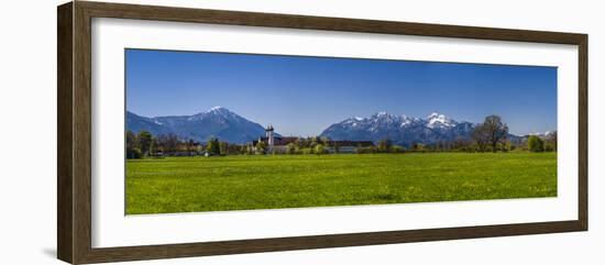 Germany, Bavaria, Upper Bavaria, Tšlzer Land (Area), Benediktbeuern-Udo Siebig-Framed Photographic Print