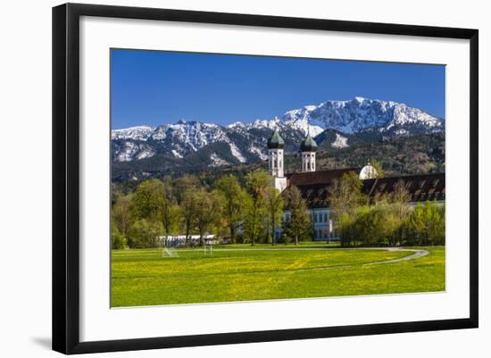 Germany, Bavaria, Upper Bavaria, Tšlzer Land (Area), Benediktbeuern-Udo Siebig-Framed Photographic Print