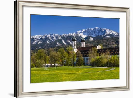 Germany, Bavaria, Upper Bavaria, Tšlzer Land (Area), Benediktbeuern-Udo Siebig-Framed Photographic Print