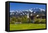 Germany, Bavaria, Upper Bavaria, Tšlzer Land (Area), Benediktbeuern-Udo Siebig-Framed Stretched Canvas