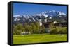 Germany, Bavaria, Upper Bavaria, Tšlzer Land (Area), Benediktbeuern-Udo Siebig-Framed Stretched Canvas