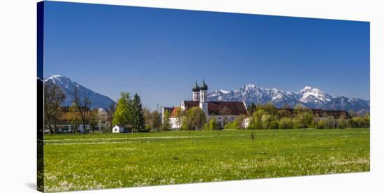 Germany, Bavaria, Upper Bavaria, Tšlzer Land (Area), Benediktbeuern-Udo Siebig-Stretched Canvas