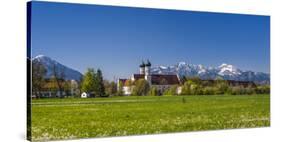 Germany, Bavaria, Upper Bavaria, Tšlzer Land (Area), Benediktbeuern-Udo Siebig-Stretched Canvas