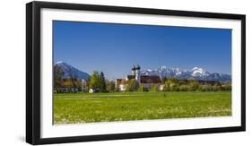 Germany, Bavaria, Upper Bavaria, Tšlzer Land (Area), Benediktbeuern-Udo Siebig-Framed Photographic Print