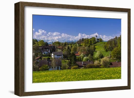 Germany, Bavaria, Upper Bavaria, Tšlzer Land (Area), Holzhausen-Udo Siebig-Framed Photographic Print