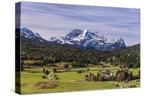 Germany, Bavaria, Upper Bavaria, Werdenfelser Land, Alpenwelt Karwendel-Udo Siebig-Stretched Canvas