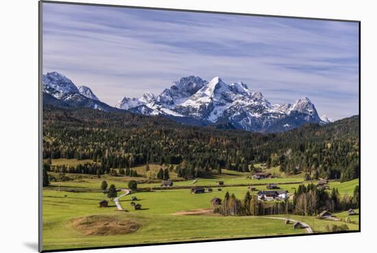 Germany, Bavaria, Upper Bavaria, Werdenfelser Land, Alpenwelt Karwendel-Udo Siebig-Mounted Photographic Print