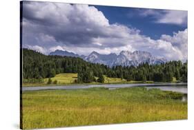 Germany, Bavaria, Upper Bavaria, Werdenfelser Land, Alpenwelt Karwendel-Udo Siebig-Stretched Canvas