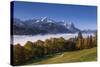 Germany, Bavaria, Upper Bavaria, Werdenfelser Land (Region), Wettersteingebirge (Mountains-Udo Siebig-Stretched Canvas