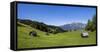 Germany, Bavaria, Upper Bavaria, Werdenfelser Land (Region), Wettersteingebirge (Mountains-Udo Siebig-Framed Stretched Canvas