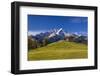 Germany, Bavaria, Upper Bavaria, Werdenfelser Land, Wetterstein Range-Udo Siebig-Framed Photographic Print