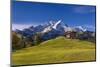 Germany, Bavaria, Upper Bavaria, Werdenfelser Land, Wetterstein Range-Udo Siebig-Mounted Photographic Print