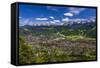 Germany, Bavaria, Upper Bavaria, Werdenfelser Land, Zugspitz Region-Udo Siebig-Framed Stretched Canvas