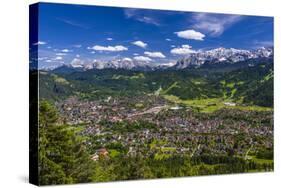 Germany, Bavaria, Upper Bavaria, Werdenfelser Land, Zugspitz Region-Udo Siebig-Stretched Canvas