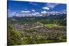 Germany, Bavaria, Upper Bavaria, Werdenfelser Land, Zugspitz Region-Udo Siebig-Stretched Canvas