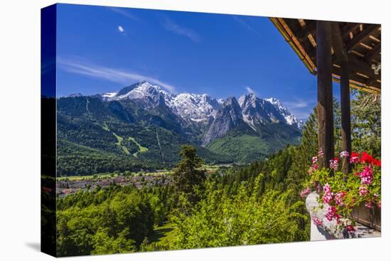 Germany, Bavaria, Upper Bavaria, Werdenfelser Land, Zugspitz Region-Udo Siebig-Stretched Canvas