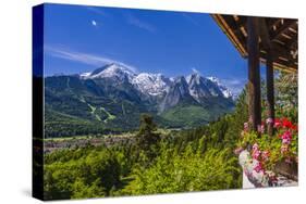 Germany, Bavaria, Upper Bavaria, Werdenfelser Land, Zugspitz Region-Udo Siebig-Stretched Canvas