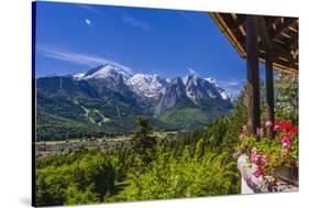 Germany, Bavaria, Upper Bavaria, Werdenfelser Land, Zugspitz Region-Udo Siebig-Stretched Canvas