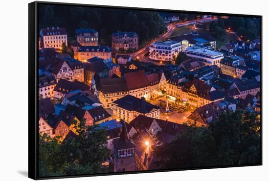 Germany, Bavaria, Upper Franconia, Kulmbach, Old Town-Udo Siebig-Framed Stretched Canvas