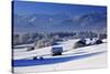 Germany, Bavaria, View About the Murnauer Moss on the Zugspitze Massif-Bernd Rommelt-Stretched Canvas