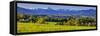 Germany, Bavaria, View of the Peretshofener Height the Karwendelgebirge-Bernd Rommelt-Framed Stretched Canvas