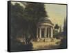 Germany, Bayreuth, the Hofgarten, 1860-null-Framed Stretched Canvas