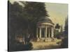 Germany, Bayreuth, the Hofgarten, 1860-null-Stretched Canvas