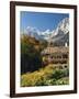 Germany, Berchtesgadener Land District, Ramsau, Farmhouse, Mountains, Reiter Alpe-Thonig-Framed Photographic Print