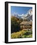Germany, Berchtesgadener Land District, Ramsau, Farmhouse, Mountains, Reiter Alpe-Thonig-Framed Photographic Print