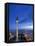 Germany, Berlin, Alexanderplatz, Tv Tower (Fernsehturm)-Michele Falzone-Framed Stretched Canvas