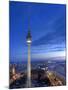 Germany, Berlin, Alexanderplatz, Tv Tower (Fernsehturm)-Michele Falzone-Mounted Photographic Print