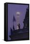 Germany, Berlin, Bodemuseum and Television Tower, Dusk-Andreas Keil-Framed Stretched Canvas