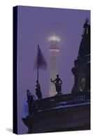 Germany, Berlin, Bodemuseum and Television Tower, Dusk-Andreas Keil-Stretched Canvas