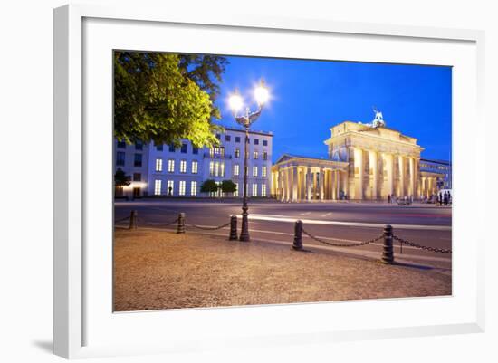 Germany, Berlin. Brandenburg Gate and Environs.-Ken Scicluna-Framed Photographic Print