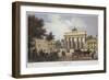 Germany, Berlin, Brandenburg Gate from Unter Den Linden Avenue-null-Framed Giclee Print
