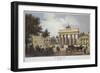 Germany, Berlin, Brandenburg Gate from Unter Den Linden Avenue-null-Framed Giclee Print