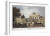 Germany, Berlin, Brandenburg Gate from Unter Den Linden Avenue-null-Framed Giclee Print
