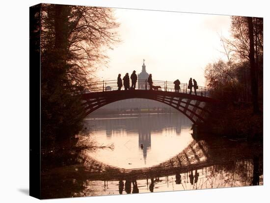 Germany, Berlin. Charlottenburg Castle Environs. Unesco-Ken Scicluna-Stretched Canvas