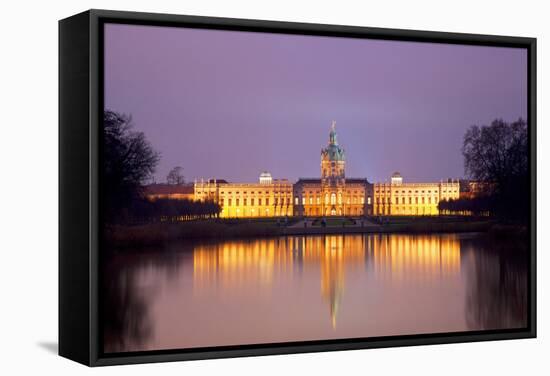 Germany, Berlin. Charlottenburg Castle Environs. Unesco-Ken Scicluna-Framed Stretched Canvas