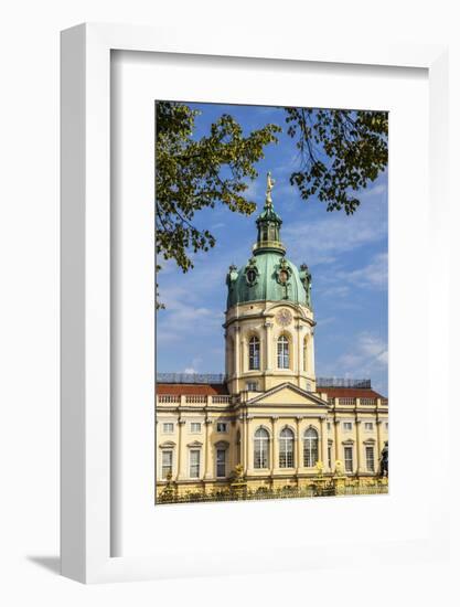 Germany, Berlin. Charlottenburg Palace entrance gates and dome-Miva Stock-Framed Photographic Print