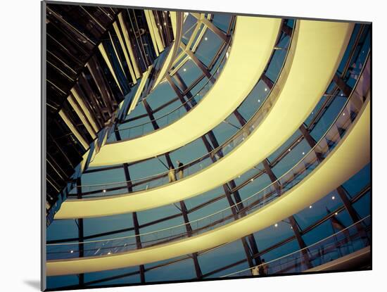 Germany, Berlin, Dome of the Parliament Building (The Reichstag)-Michele Falzone-Mounted Photographic Print