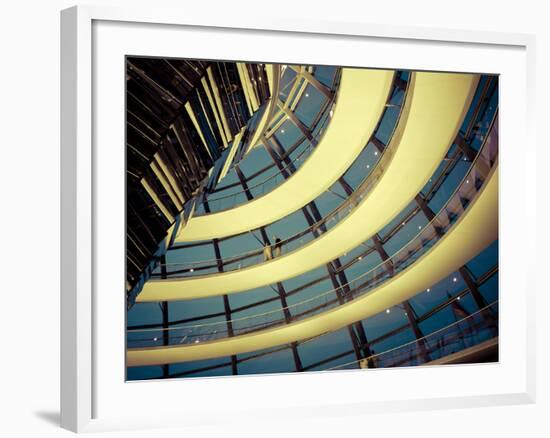 Germany, Berlin, Dome of the Parliament Building (The Reichstag)-Michele Falzone-Framed Photographic Print