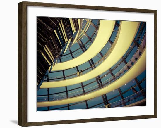 Germany, Berlin, Dome of the Parliament Building (The Reichstag)-Michele Falzone-Framed Photographic Print